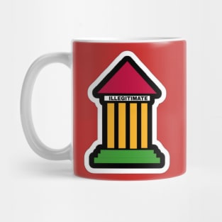 SCOTUS IS ILLIGITIMATE - Colors - Sticker - Back Mug